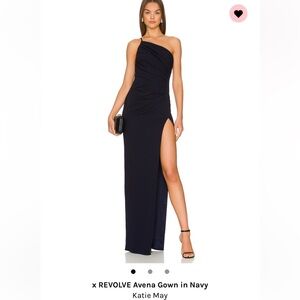 Katie May x REVOLVE Avena Gown in Navy
